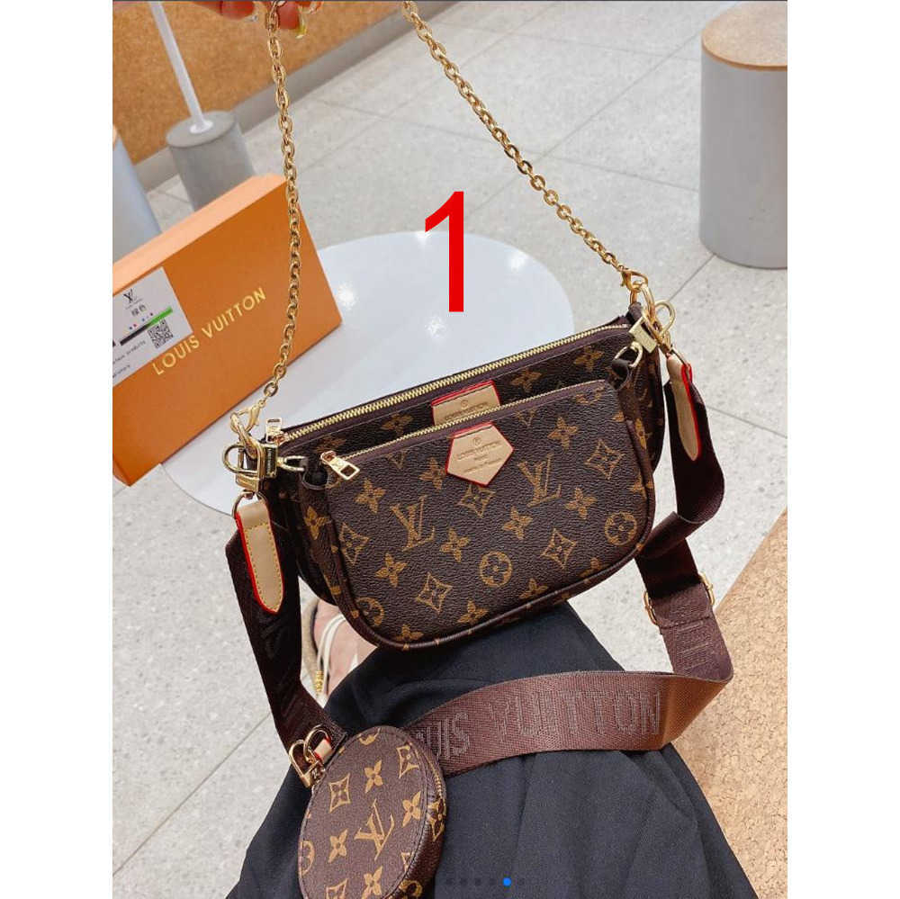 

WALLET LOUIS VUITTON LV GUCCI YSL LOUISE VUITON LVS WOMEN BAG new Handbags Purses Fashion Flower Ladies Totes ShoulderBags Female Clutch Purse with Dust Bags A13, A1