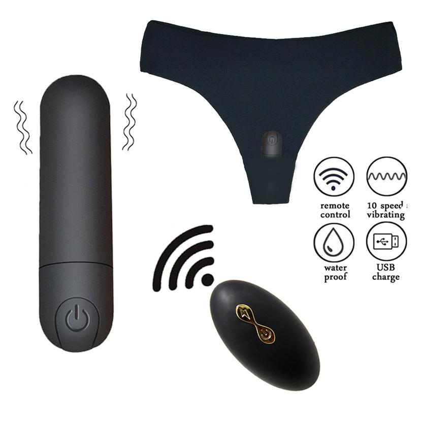 

Portable Panty Vibrator Sex Toys for Woman Clitoral Stimulator Wireless Remote Control 10 Modes Invisible Vibrating Egg261O