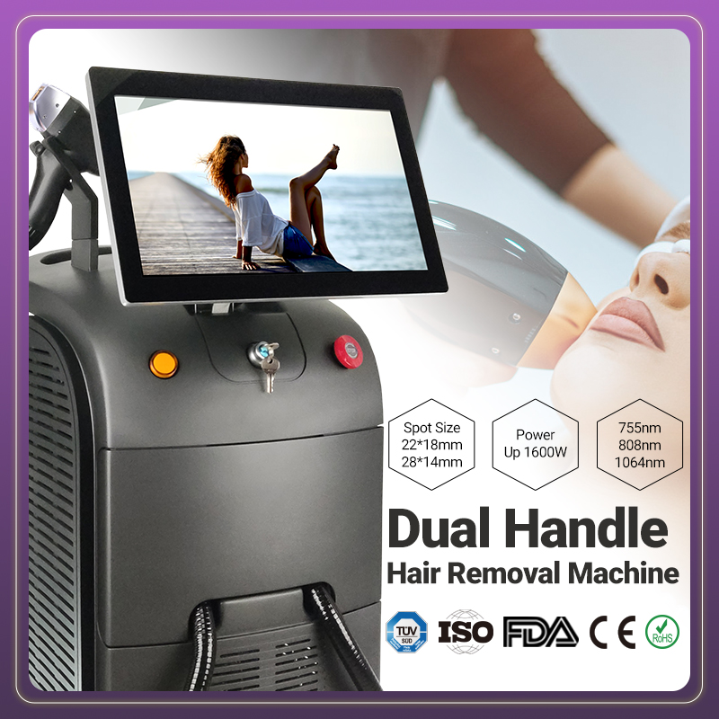 

2023 Diode Laser Hair Removal Machine 1600w 808Nm Ice Speed Depilation 755 808 1064 Price