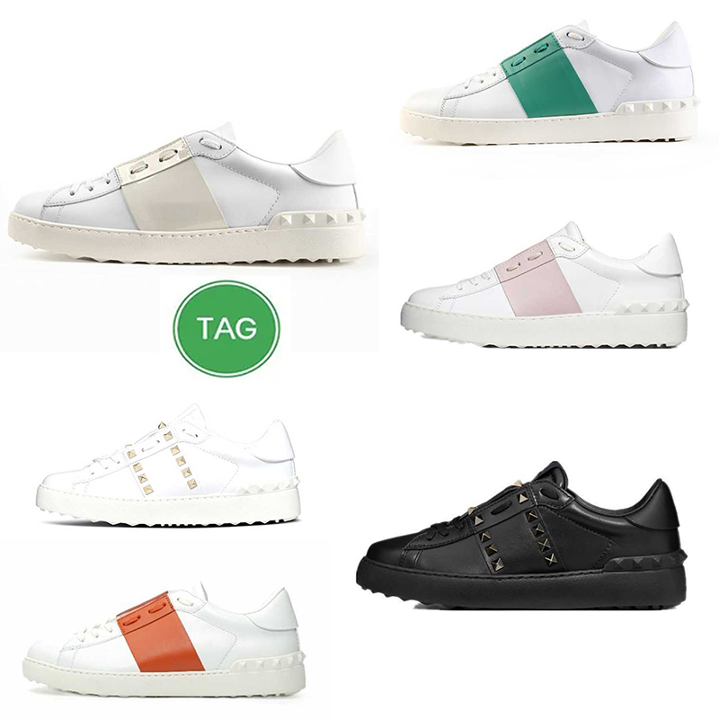 

Rivet Triple Black Casual Shoes Tennis Shoe Men Women Leather Sneaker Designer Sneakers Low-top Sneaker Trainers Pink Dress Trainer Outdoor Sports, Item 8