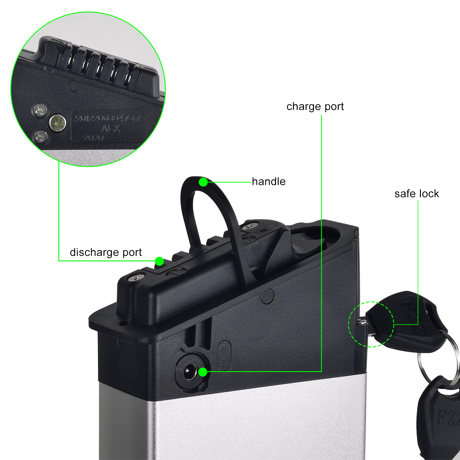Ebike Battery (US Warehouse) 48V 10.4ah 12.8ah 14ah Electric Bike Battery for 200W 500W 750W 1000W Bike Motor Lithium ion Batteries-image-852352846