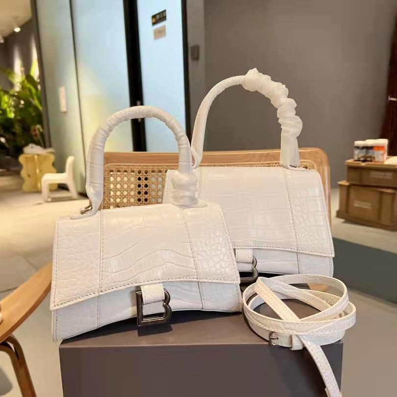 Crocodile Hourglass Bags designer bags Woman Alligator Hour Glass handbags tote bag fashion crossbody shoulder purses leather Mini Small 5 Colors