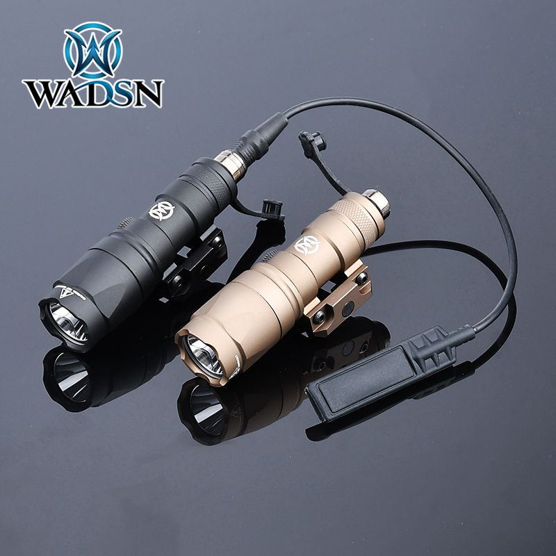 

WADSN M300 M300A Flashlight Surefir Scout Light Tactical mini Gun Light Fit 20mm Picatinny Rail Airsoft Hunting Weapon Light