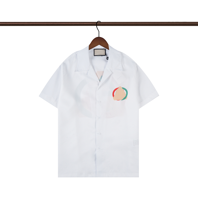 

Mens Designer Shirts Summer Short Sleeve Casual Shirts Fashion Inverted Triangle Loose Polos Beach Style Breathable Tshirts Tees Top Clothing Multi Styles M, Customize