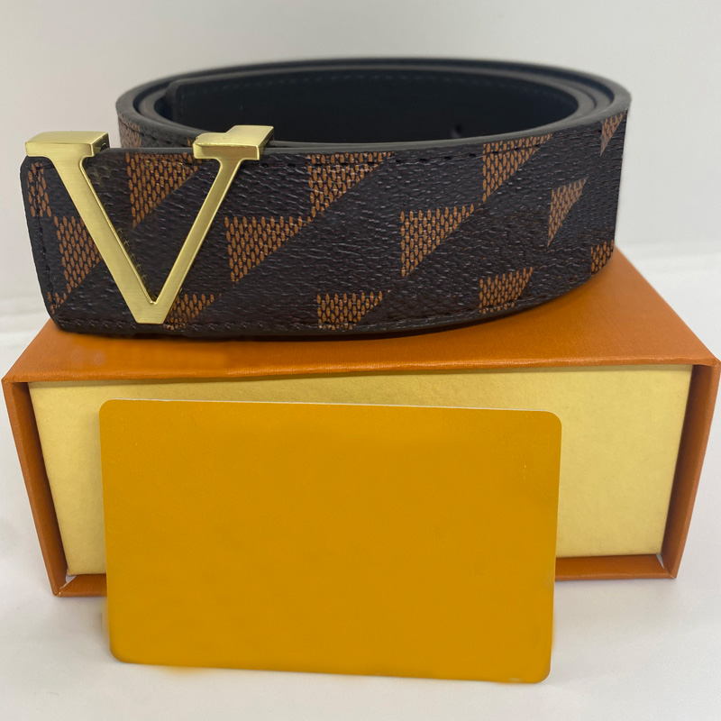 

Men Women Solid Belt Womens Genuine Leather Black And White Color Bronze big buckle Designers Cowhide Belts For Mens Luxurys Waistband 2.0cm672V, Yellow