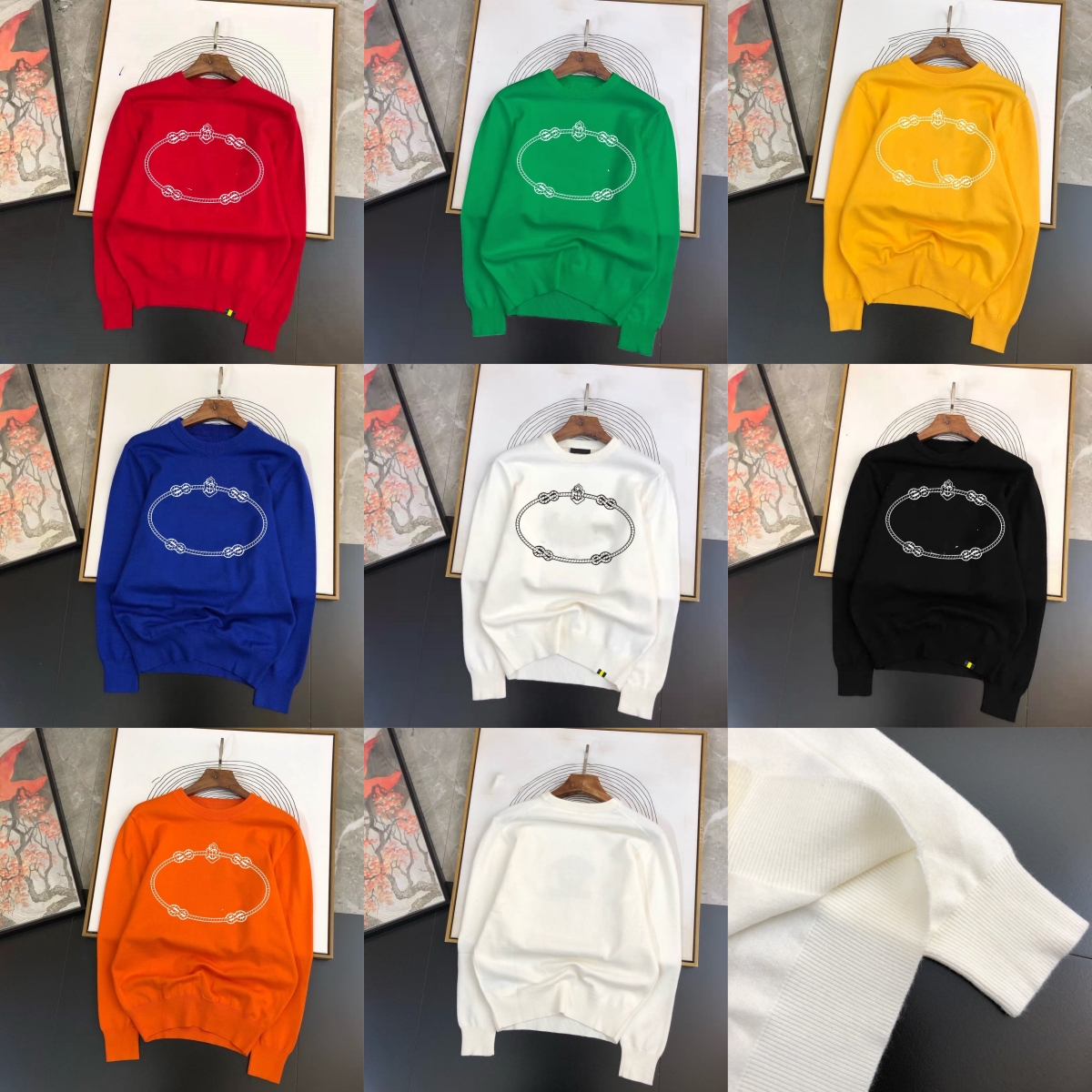 

Black Designer Tide T Shirts Chest Letter Laminated Print Short Sleeve High Street Loose Oversize Casual 100% Pure Cotton Tops Women Men's round neck sweater M, Yellow