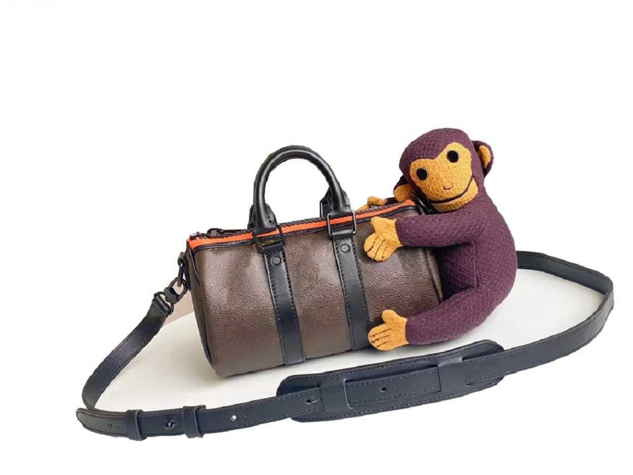 

High Quality luxury designer bags purse Keepall Nano handbags Shoulder Mini Bag Women Tote crossbodys handbag free ship, Mono brown #80118