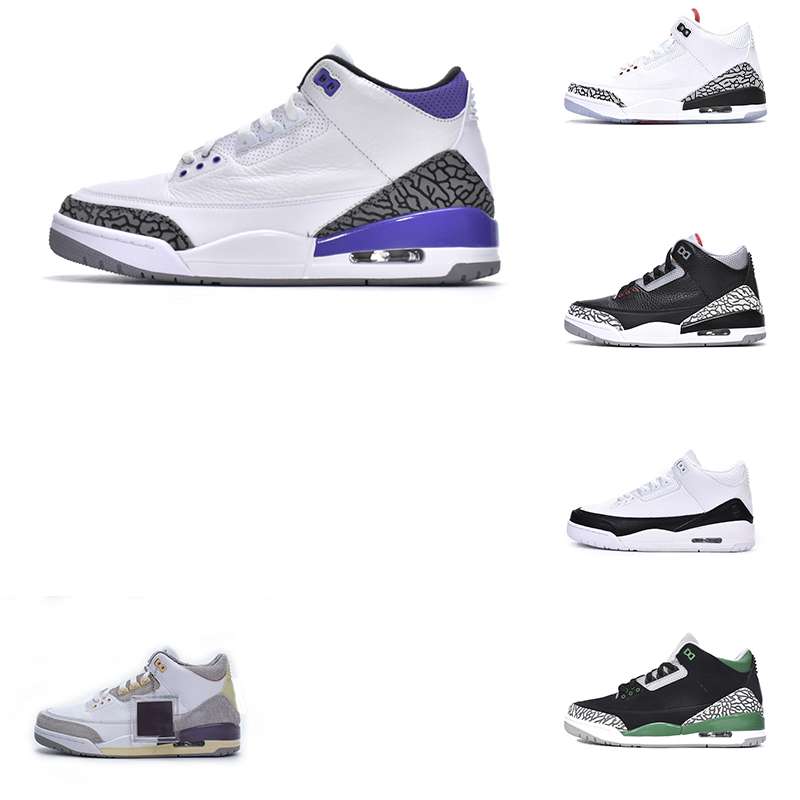

Jumpman 3 Basketball shoe shoes 3s Black Cat Cement Cool Grey Neapolitan Cardinal Red Pine Green Desert Elephant Muslin Racer Blue Rust Pink, 01