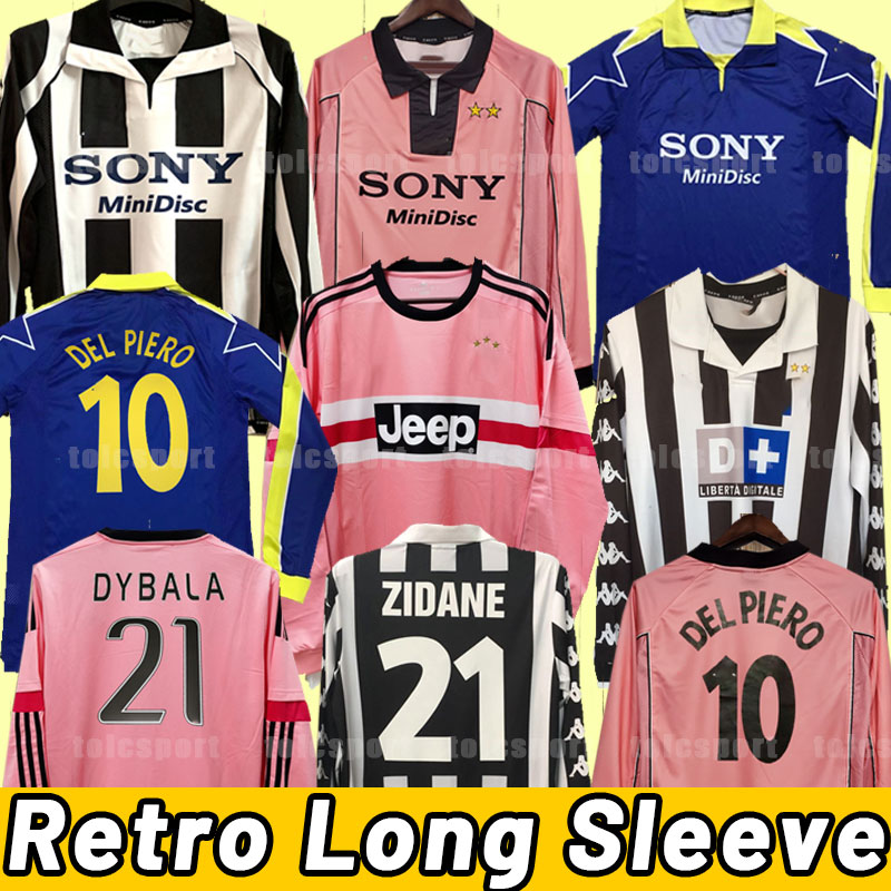

Long sleeve Retro soccer jerseys DEL PIERO Conte PIRLO Buffon INZAGH ZIDANE Ancient maillot DAVIDS BOKSIC shirt POGBA 15 16 95 96 97 98 99 00 2015 2016 1996 1997 2000