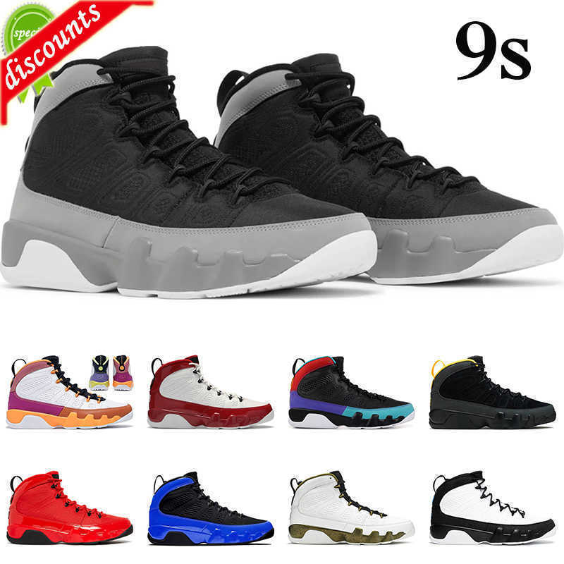 

NEW 2023 9s men basketball shoes Particle Grey Racer Blue Statue jumpman 9 retro University Blue Bred Gym Red mens trainer, # 10
