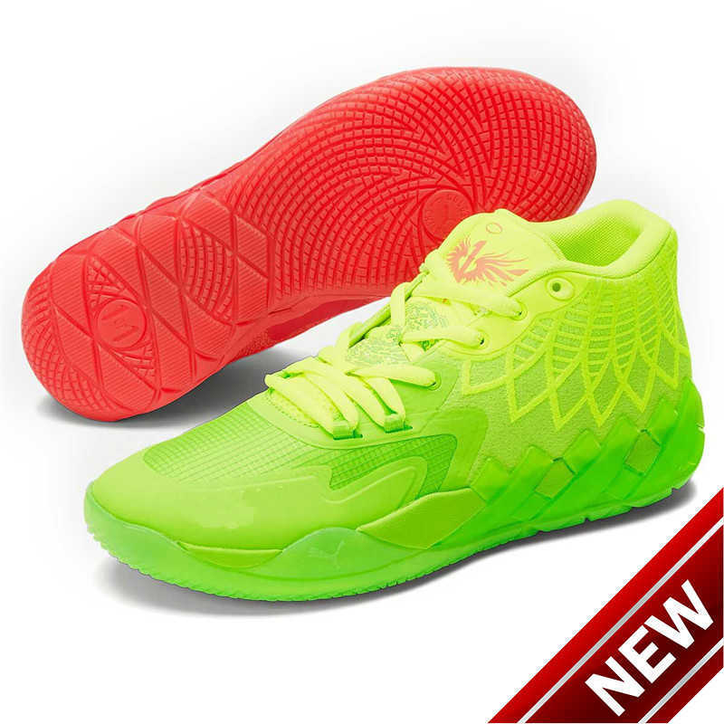 

2023 Top High Basketball shoesMB.01 Men Shoes Rick And Morty For sale 2023 LaMelos Buzz City Black Blast Queen Citys Roc