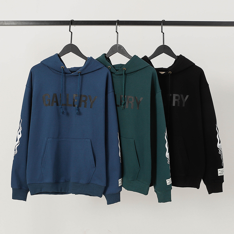 

Hoodies Letter Print High Street Men Women Sweater Vintage Long Sleeve Hoodie