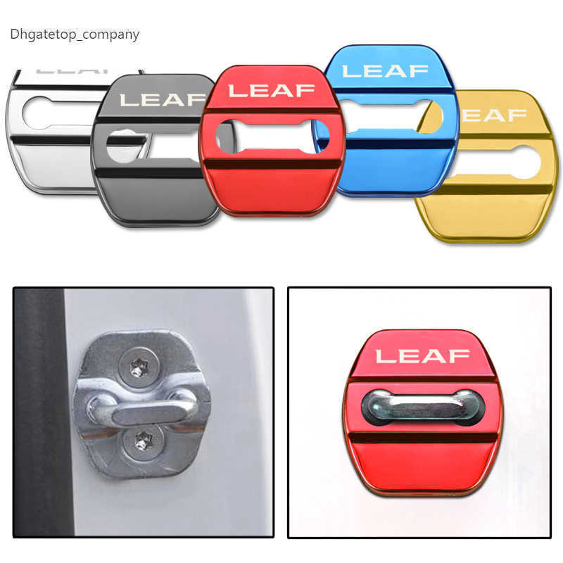 

Car style door lock cover Stikcer shell for Nissan Leaf Qashqai J10 J11 X Trail T32 T31 Tiida Juke Note auto parts