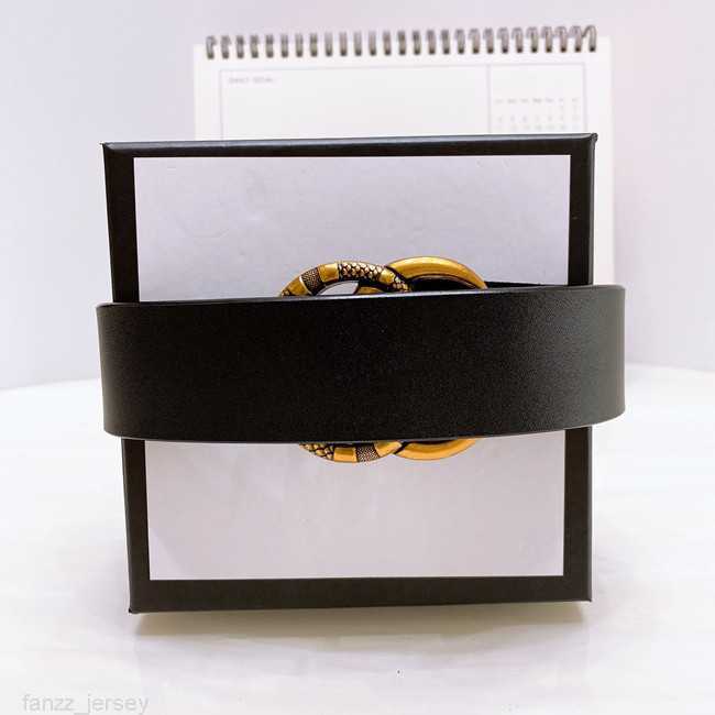 

Genuine Leather classical Formal Belts for jeans Men Women Belt Big Smooth double snake buckle Mens Black ceinture party favors with boxfor man woman, White