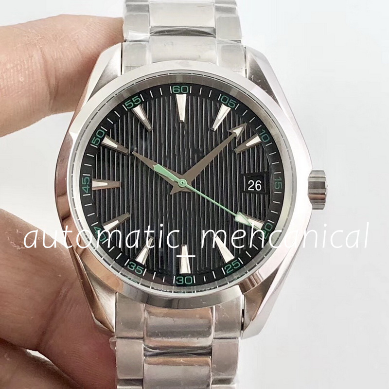 

Super Quality Mens Watches Black Blue Teak Dial 41.5mm Automatic Steel Axial Cal.8500 Movement Diver 150m Watch TW Factory Mechanical Eta 007 Sappire Wristwatches, Add box