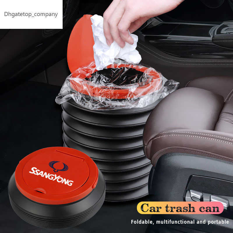 

Shuanglong Actyon Korando Rexton Kyron Rodius Tivoli Musso's foldable car trash can