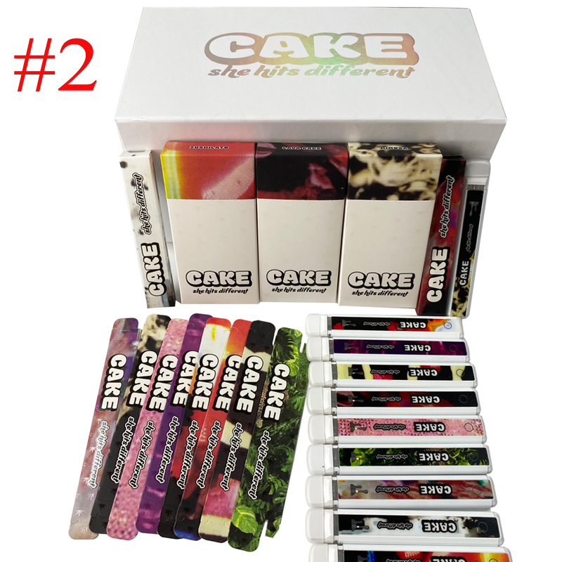 

Cake vape Disposable Vape Pen Electronic Cigarettes Rechargeable Battery 1ml Starter Kit Vapes Cartridges Empty Oil Carts Device Pods Vaporizer Pod e cig