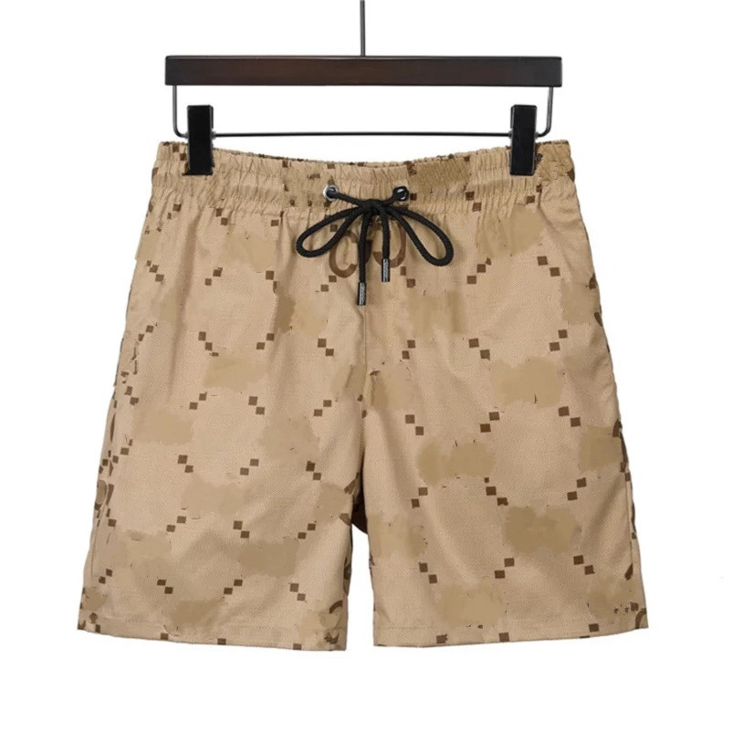

2023 SummerMen's Shorts solid color trend fashion quick drying shorts men's beach pants ice silk casual M-3XL, 04