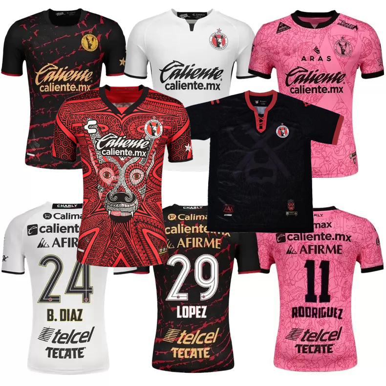 

2022 2023 Tijuana Soccer Jerseys Club home away 3rd B.DIAZ RODRIGUEZ LOPEZ MANOTAS CASTILLO 22 23 football shirt 3XL