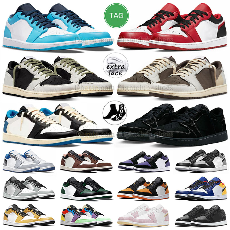 

Jumpman 1 Low Chicago Basketball Shoes Travis 1s Retro Scott Black Phantom Mens Womens Sneakers Reverse Mocha UNC Low OG Olive J1 Fragment Smoke Grey UNC Pink Trainer, E19 36-46 low light smoke grey