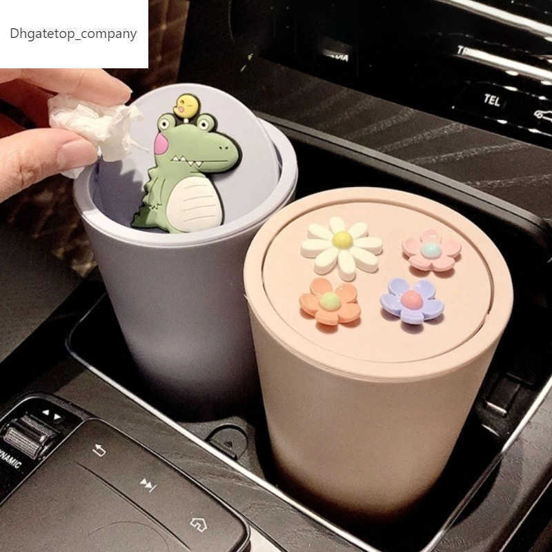 

Cute and Creative Small Mini Car Trash Can Car Storage Box Storage Bag Desktop Trash Can Debris Box Promotional Gifts Small Gift