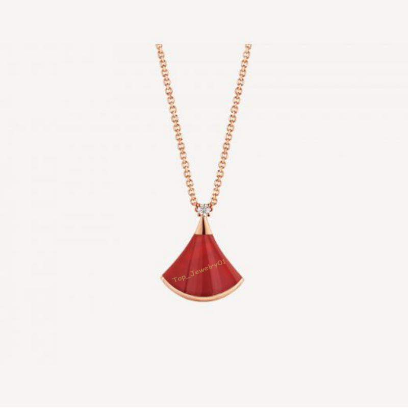 

WomensJewelry Shell pendant necklace gem pendants necklace diamond gold Sweat-proof and colorfast ladies fashion charm