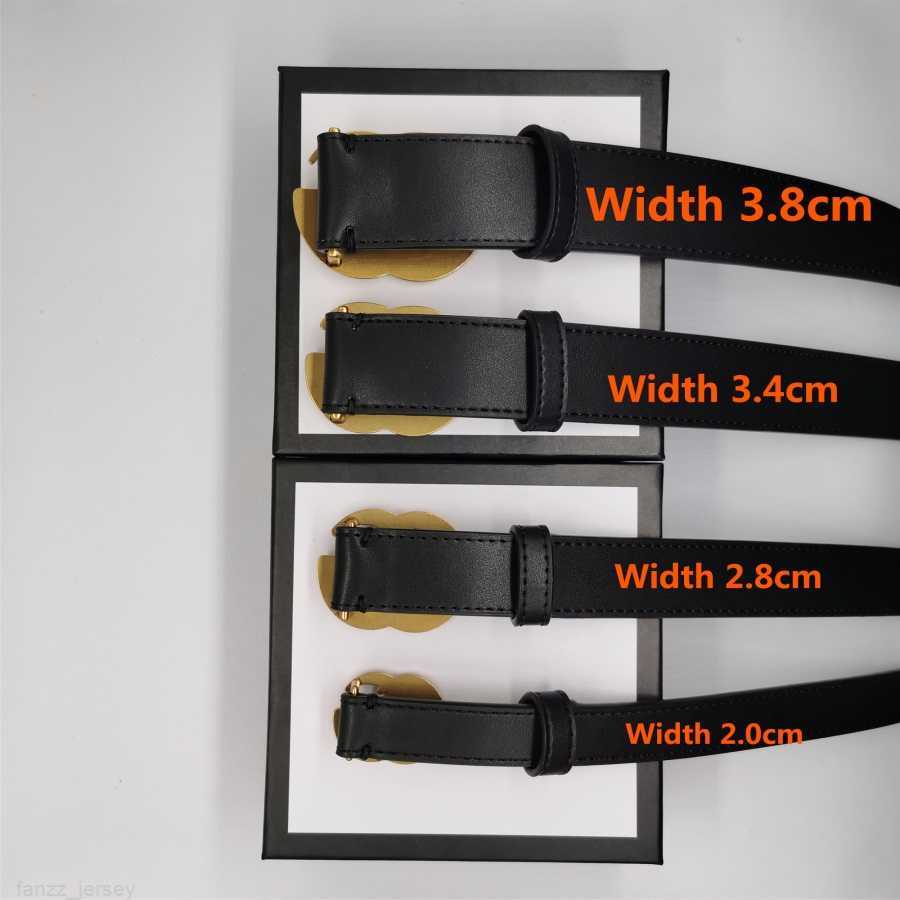 

Men Designers Belts Women Waistband Ceinture Double G Brass Buckle Genuine Leather Classical designer Belt Width 2.0cm3.0cm 3.4cm Lengthfor man woman, White