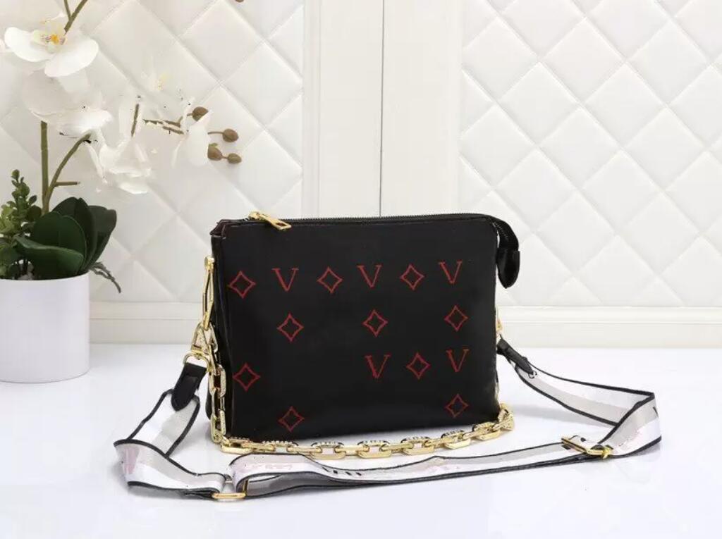 

COUSSIN Women luxurys designers bags genuine PU leather Woman purse key card Wallet Handbag messenger crossbody shoulder bag Totes Backpack M80742 M80745, Green
