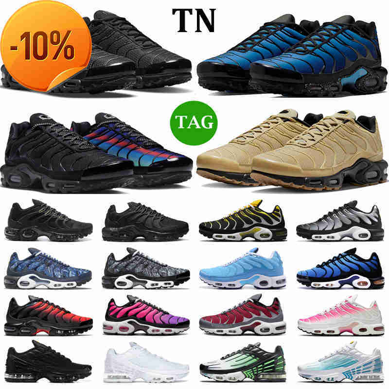

new tn plus running shoes men women tn 3 Terrascape Triple Black white Unity Hyper Blue Wild Prints Gold Bullet Neon mens trainers outdoor sneakers, #25