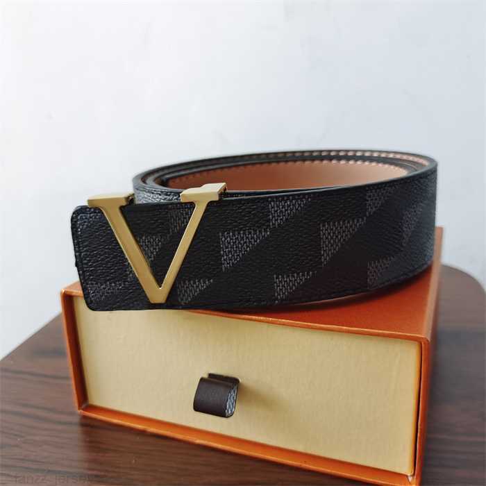 

2022 Trends Belts for jeans Luxury Design Women needle buckle Fashion Letters Plaid Print Golden belt party favors with boxfor man woman, White