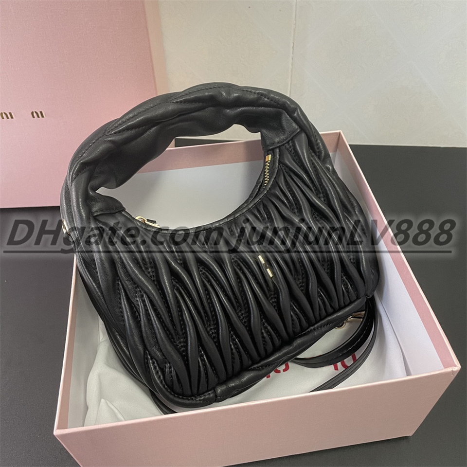 

Miu Wander Matelasse 5A nappa Hobo bag shoulder bags handbags Luxury wallet womens designer Cross body purses Totes Clutch Bags IPO0, Red