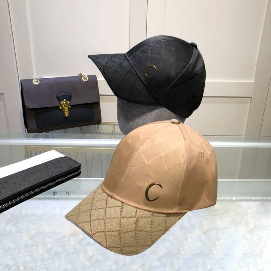 

Designer Ball Cap Trendy Classic Style Summer Hat Leisure Caps 2 Colors for Man Woman High Qualityfor man woman, C1