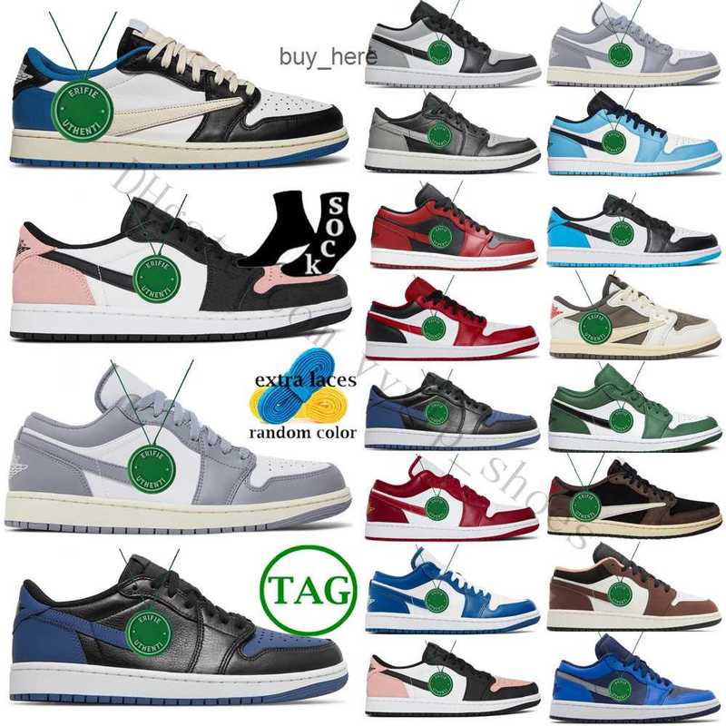 

Basketball Shoes Sports Sneakers Low Cut Reverse Mocha Panda Chicago Fragment Shattered Backboard Unc Blue Jack Bred Toe Smoke Grey Shadow, Color # 26
