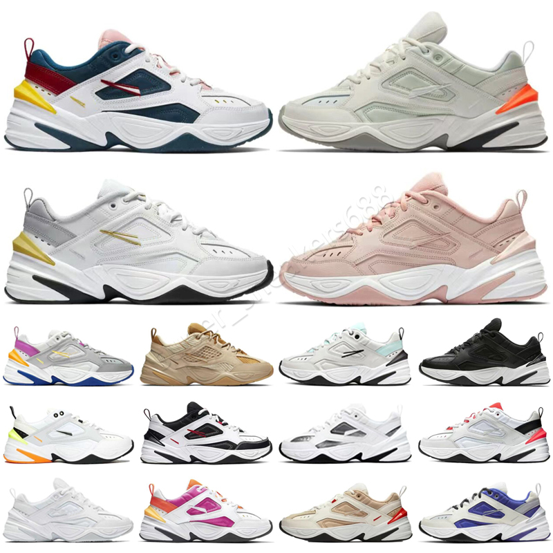 

M2K Tekno Phantom White Pure Platinum Running Shoes Designers Woman Man Team Orange Hyper Jade Pink Twill Denim Sneakers Light Bone Plum Chalk Dad Chassures, 111