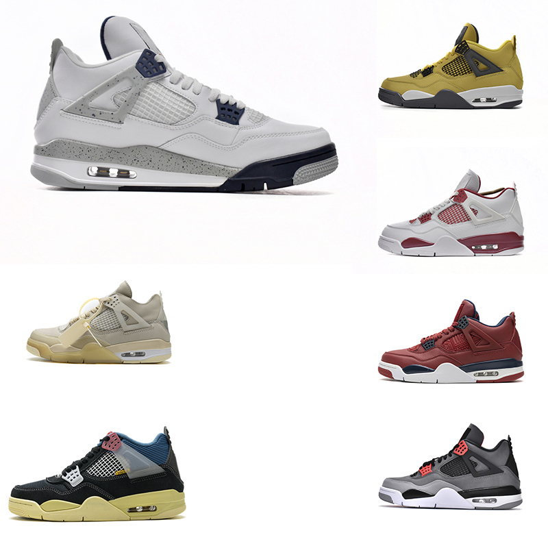 

Basketball Shoes 4 retro for men women Infrared J4 Jumpman Military Black Cat 4s University Blue Fired Red Thunder White mens trainer sport, 18