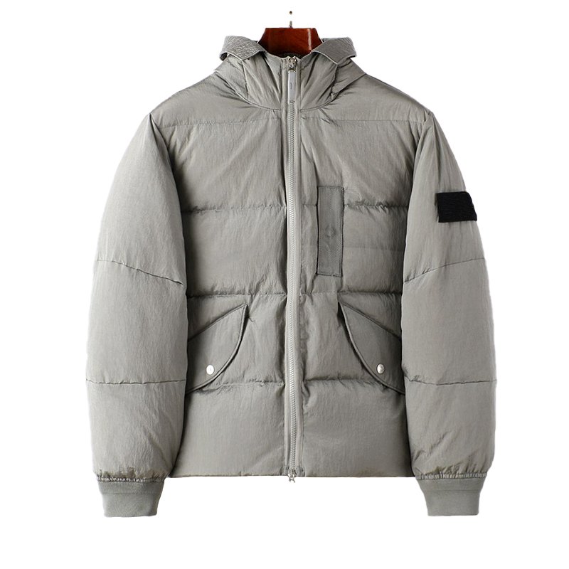 Down Jacket Winter Keep Warm Black Casual Puffy Jackets Down Coat-image-740627025