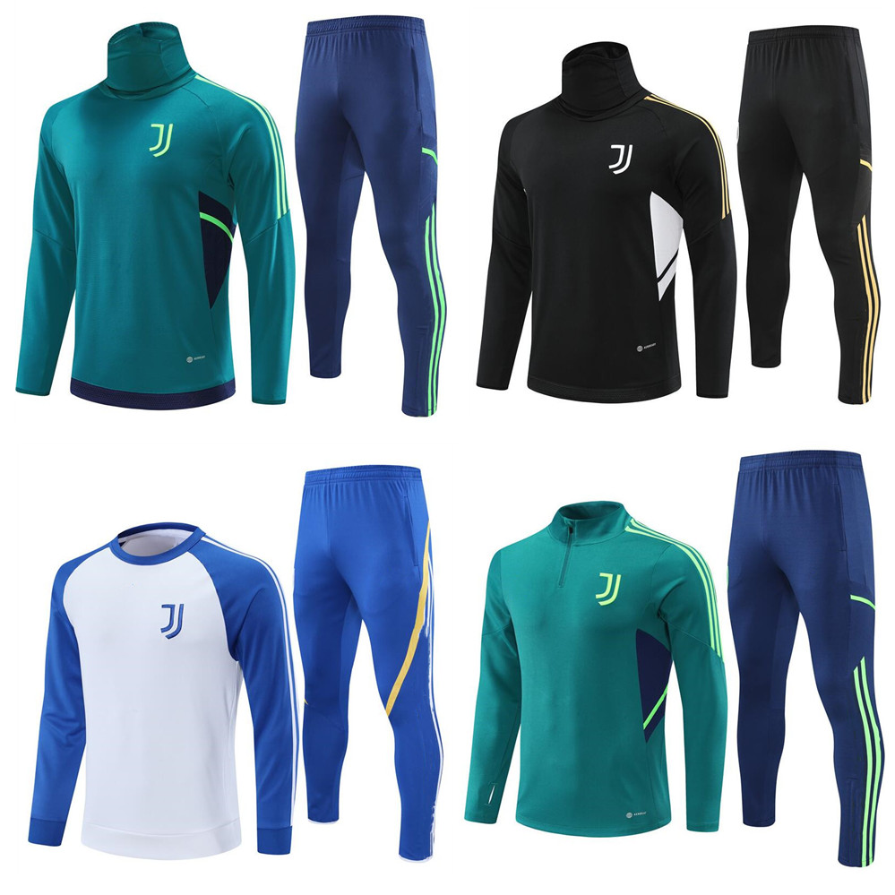 

Football Training Tracksuits Jersey Turtleneck POGBA DI MARIA BONUCCI VLAHOVIC McKENNIE Men Tracksuit Shirt CHIESA ARTHUR S-2XL