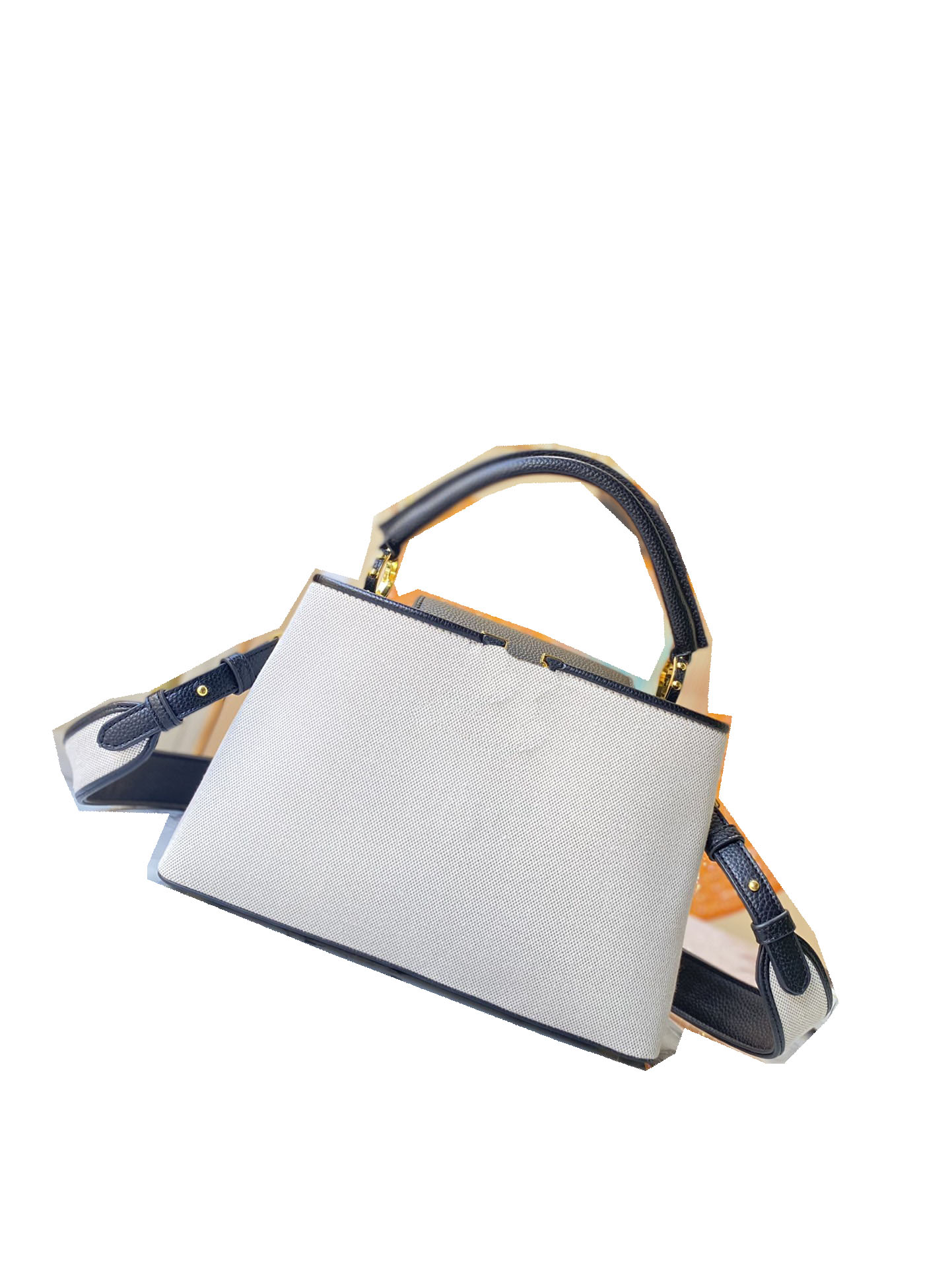 

Higha Quality Fashion Luxurys Shoulder Bag Onthego Medium Tote Women Designers Handbags By The Pool Monograms embossing Messenger Designer bags 969, White