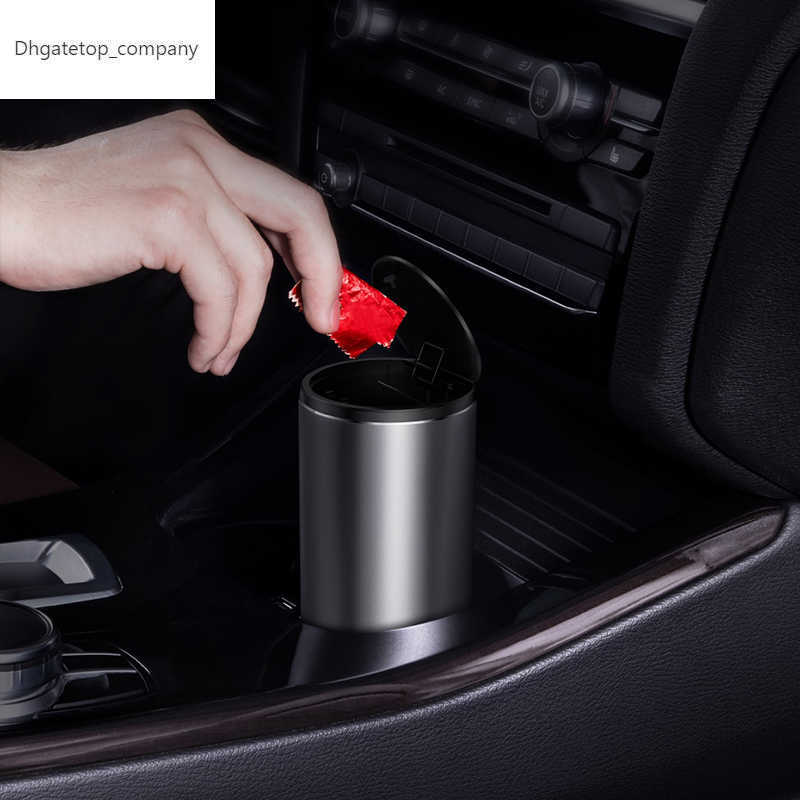 

Baseus Car Trash Bin Garbage Can Alloy Auto Interior Organizer Storage Bin Car Garbage Box Holder Ashtray Case Car Accessories