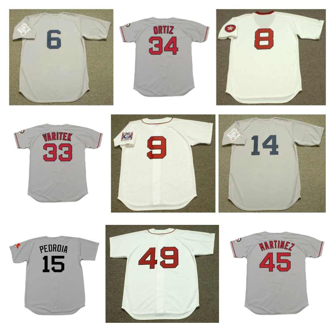 

Throwback Boston Ted Williams DUSTIN PEDROIA Baseball Jerseys Cooperstown Red Sox BILL BUCKNER CARL YASTRZEMSKI DAVID ORTIZ DWIGHT EVANS JASON VARITEK JERRY REMY, As pic