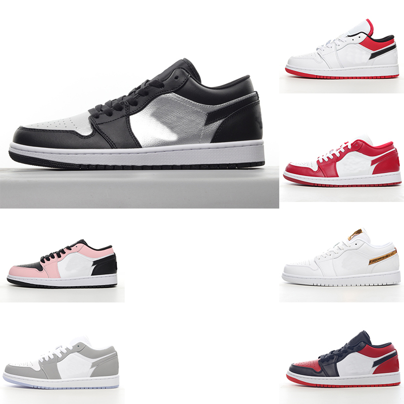 

2023 Jumpman 1 Low Basketball Shoes Mocha 1s Sneakers Crater Black Grey Bred Toe Panda Team Red Mens Sneaker Trainers Outdoor Walking Eur 36-45 366, 19