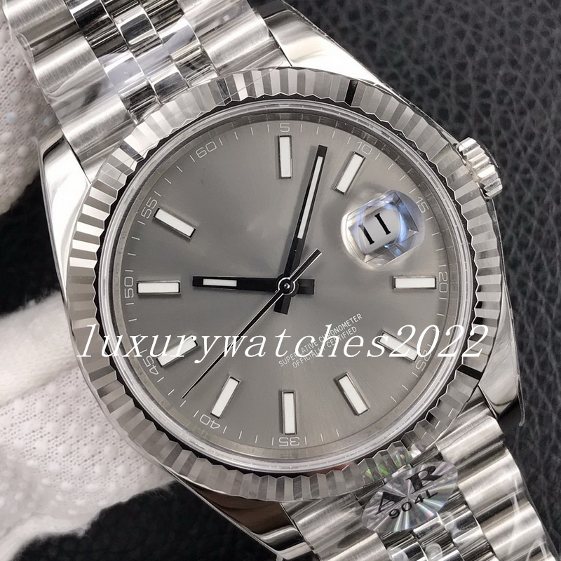 

ARF 41mm Mens Watch Gray Dial V3 Version Automatic 2824 Movement Eta AR Factory 904L Stainless Steel Men 126334 Rhodium Crystal Watches, Add box