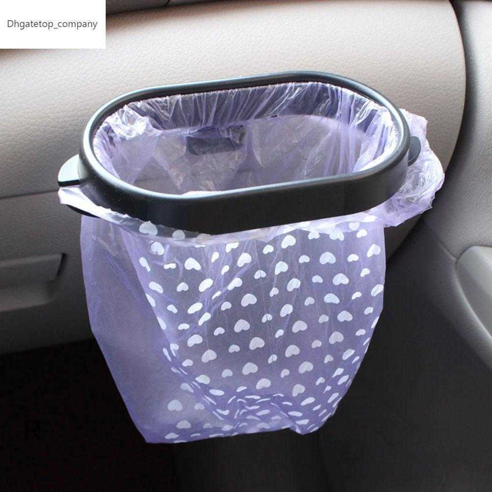 

Portable removable plastic car dustbin 1 set of T4N1 garbage bag frame clamp