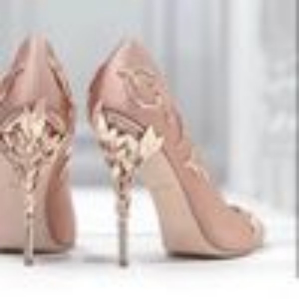 

Red Bottom Shoes Elegant Women's Shoes Fashion Metal Flower Stiletto High Heel Bride Wedding Party Shoe Ladies Pointed Toe Satin Pumps