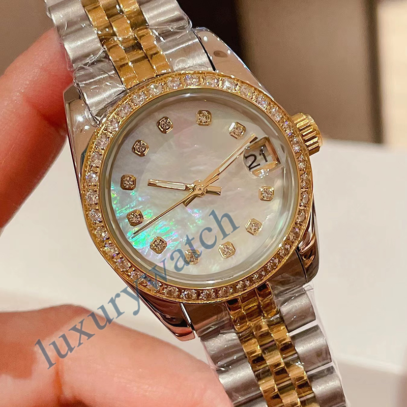 

watch womens Shiny ladies watches diamond watches Christmas automatic luxury watches rose gold size 36MM sapphire glass waterproof designer watchs