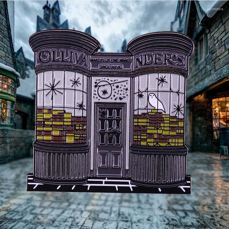 

Brooches HXXP Wizarding World Wands Shop Enamel Pin Brooch