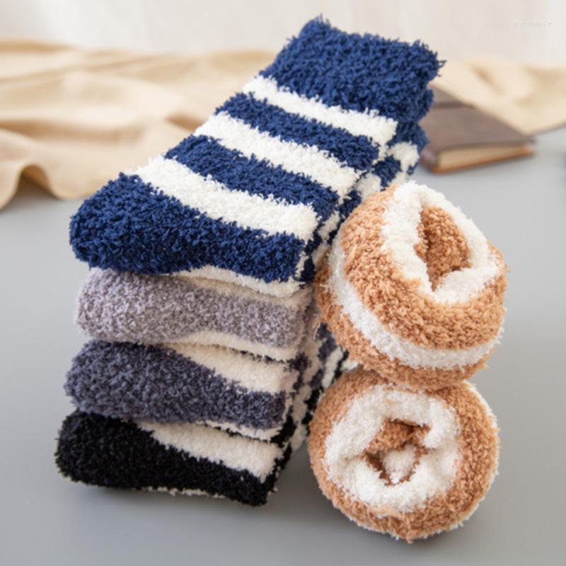 

Men's Socks Urgot 3 Pairs/lot Coral Fleece Men's Autumn Winter Warm Long Tube Men Thickened Sleep Male Calcetines Hombre