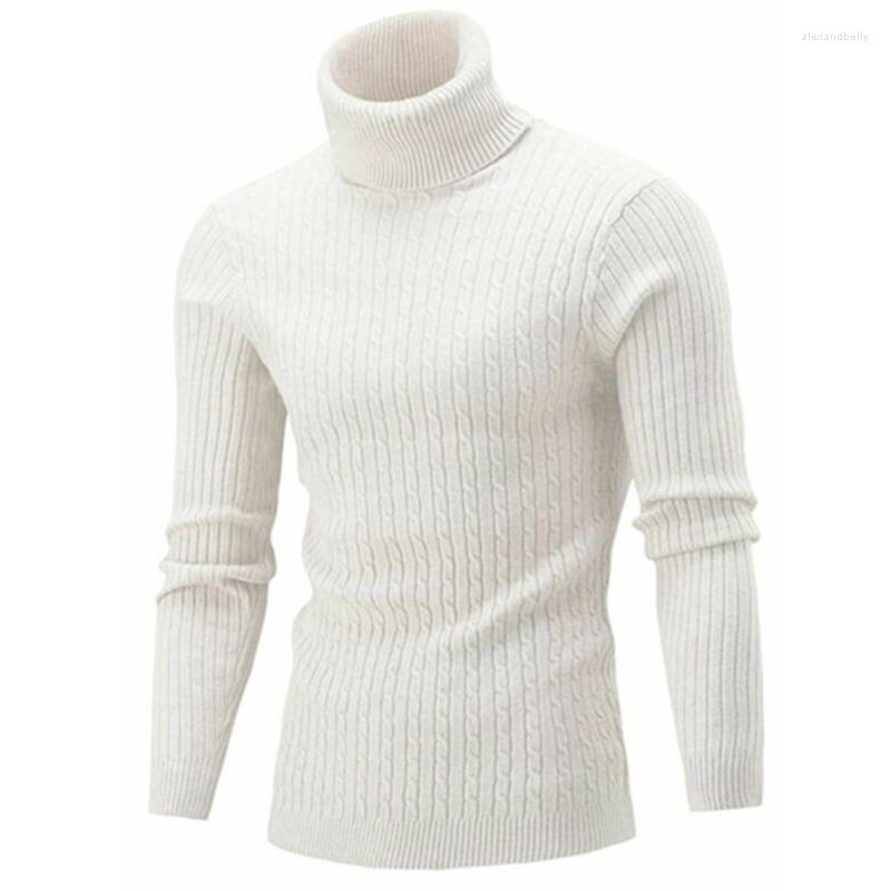 

Men's Sweaters Mens Turtleneck Sweater Slim Fitted Soft Casual Cable Knitted Twisted Patterned Basic Solid Color Pullover Jumper Top, Black