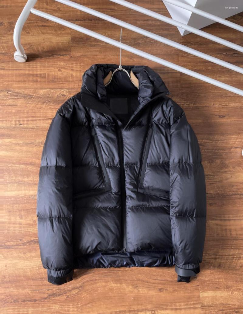 

Women' Fur Fall/winter Hidden Hat-collar Profile Down Jacket, White