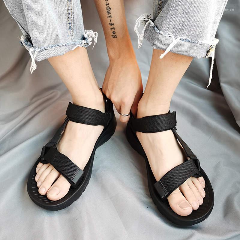 

Sandals Non Slip Men Shoe Casual Leather Sandles Schoe Sandal Shous Slippers Tennis High Ankle Safety Bascette, Blue yellow red